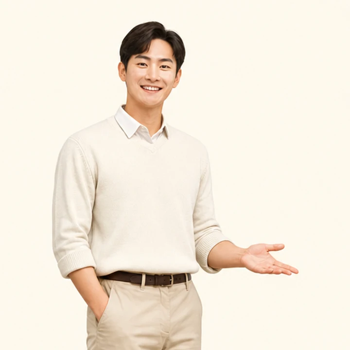 신용불량자 중고차 장기렌트 상담 신청을 안내하는 담당자